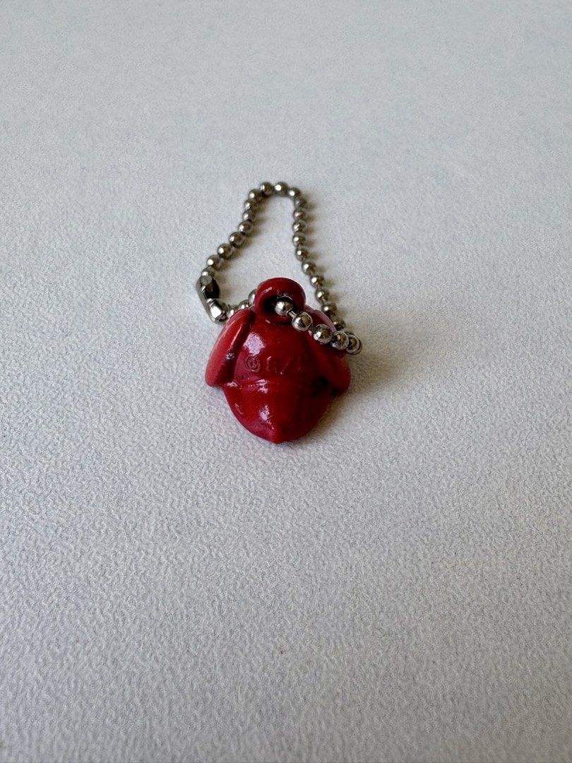 Tiny red dog keychain (Category: Character Goods) located in Iloilo. Submitted by everythingarcade (Listing ID 1426613650, Image 3). Description: 2 pcs available shipping via j&t/lbc.