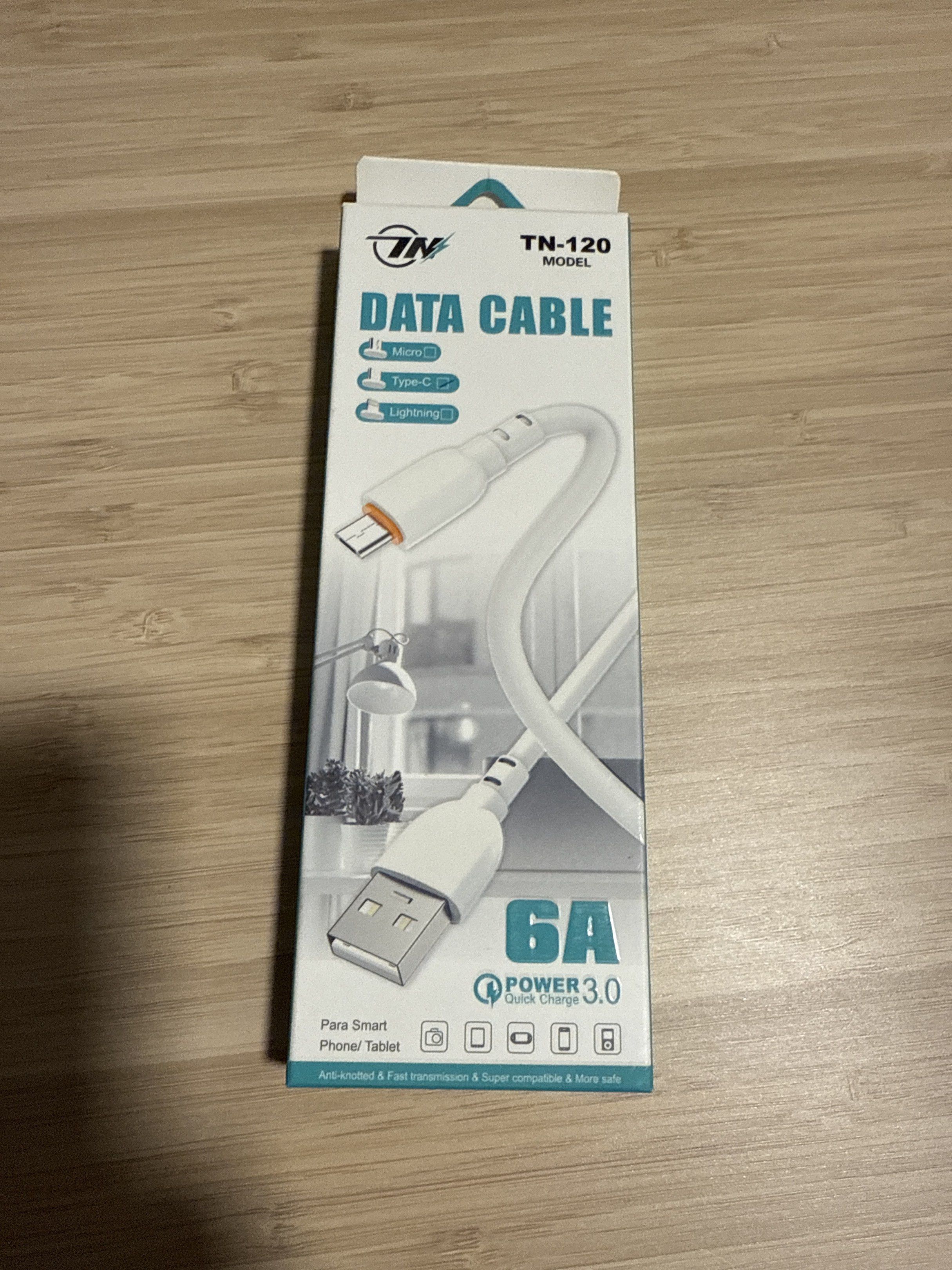 TN-120 Data Cable - 6A Fast Charging USB Type C405987249860782080