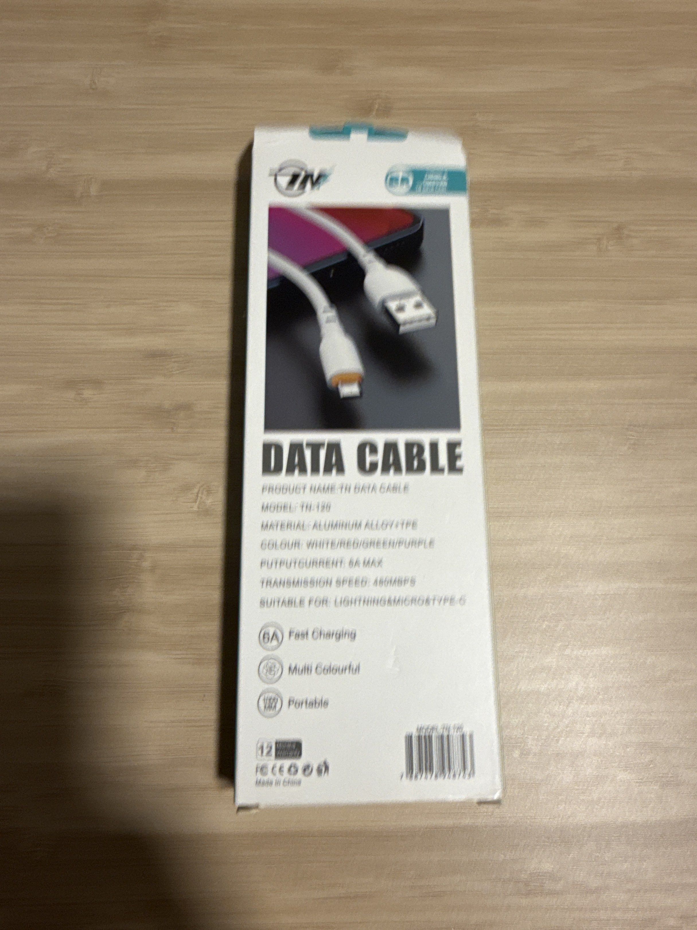 TN-120 Data Cable - 6A Fast Charging USB Type C405987249860782081