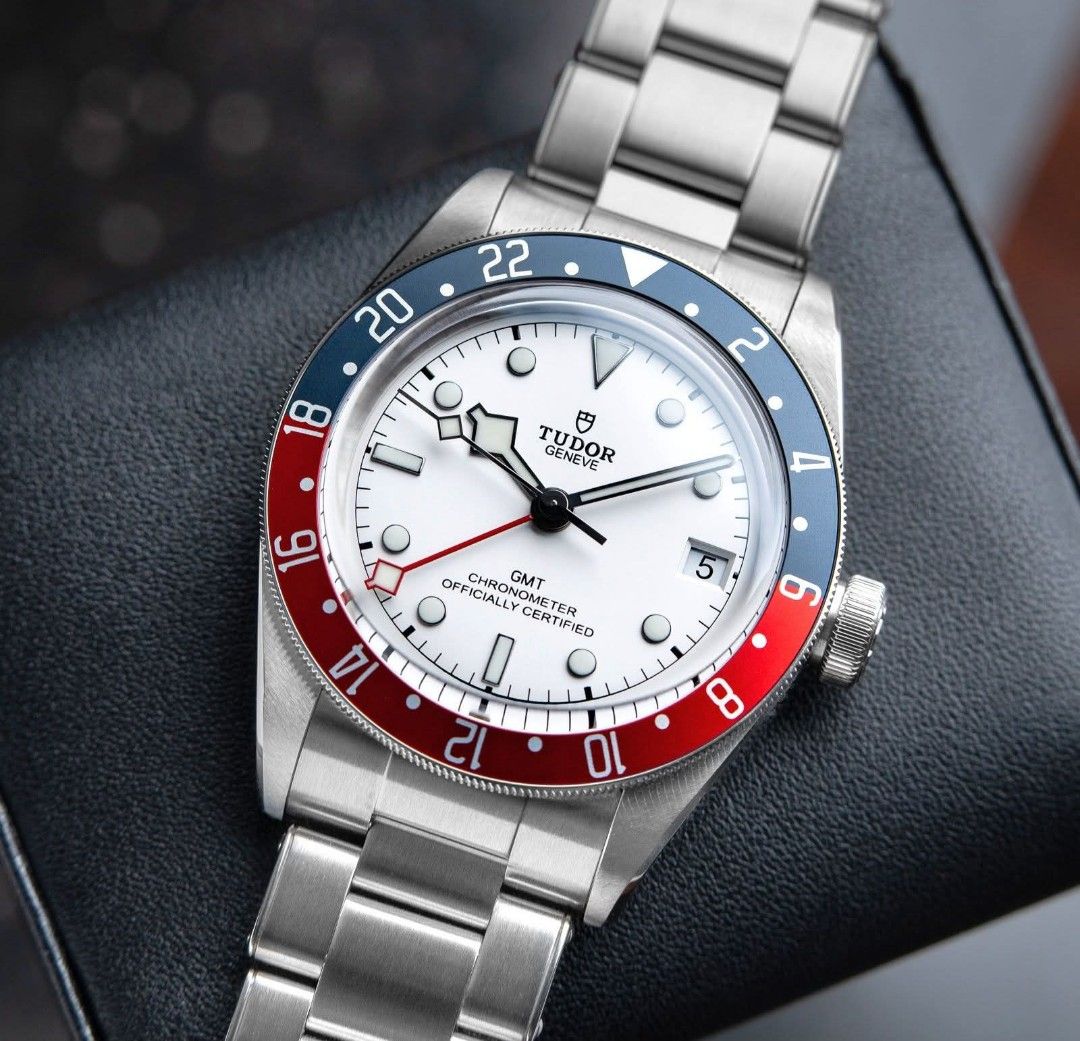 Tudor Black Bay Pepsi Opaline (Category: Luxury Watches) located in Mandaluyong City. Submitted by 88nac (Listing ID 1426676919, Image 1). Description: Pepsi White 240k Slightly nego NEW Tudor Pepsi Opaline Unworn/Unsized Brand new 10/10 condition 41mm PM for inquiries.