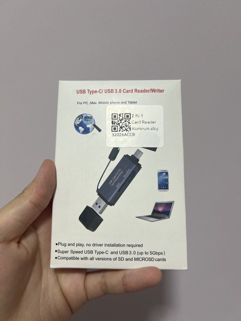 USB Type-C/USB 3.0 Card Reader/Writer405989999248691200