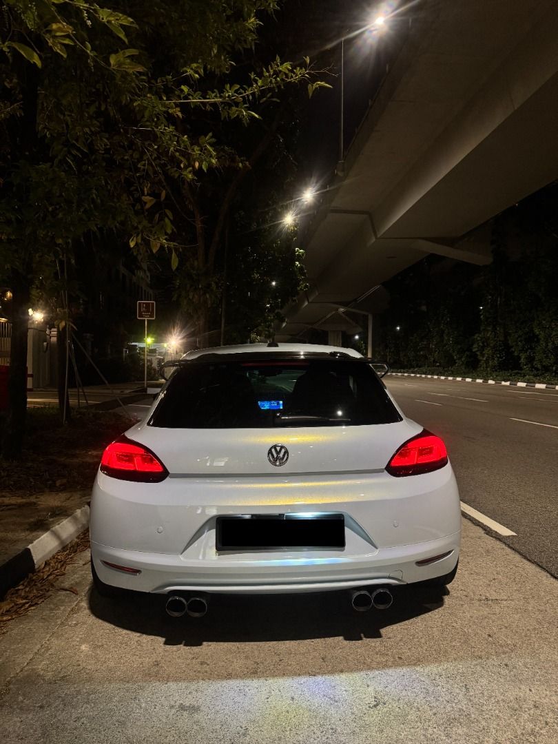 Volkswagen Scirocco 1.4 TSI DSG (A) (Category: Used Cars) located in Singapore. Submitted by YourNeeds (Listing ID 1426711938, Image 2). Description: -18" Sports Rim -R BBK -Android Headunit with reverse cam -Eisenmann Exhaust System with Cert -Forge Air Intake .