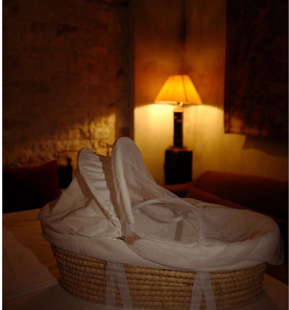 Woven Baby Bassinet with Canopy (Category: Cots & Cribs) located in Manila. Submitted by chicandbaddie (Listing ID 1426590048, Image 2). Description: .