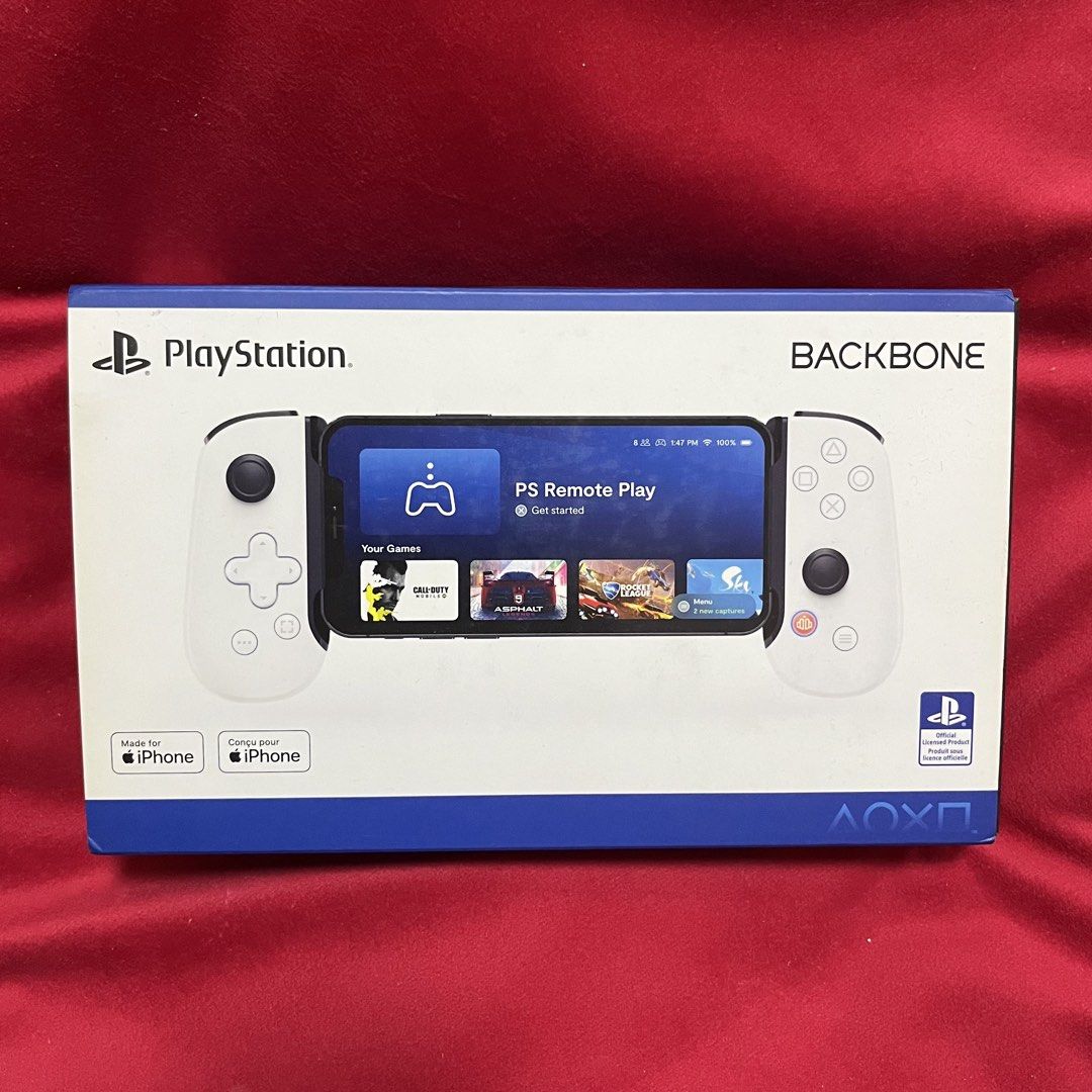 Backbone PlayStation Mobile Controller (Category: Controllers) located in Mandaluyong City. Submitted by ryshe (Listing ID 1426950278, Image 1). Description: Barely used.