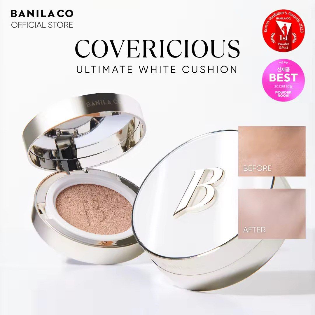 Banila Co Covericious Ultimate White Cushion (23 Medium) (Category: Makeup) located in Manila. Submitted by declutterqueen25 (Listing ID 1426822365, Image 1). Description: Brandnew never been used Rfs: extra / not my shade Banila Co Covericious Ultimate White Cushion provides medium to full coverage with a lightweight formula. It brightens and regenerates damaged skin, giving a radiant finish. Suitable for all skin types, even sensitive skin. It 