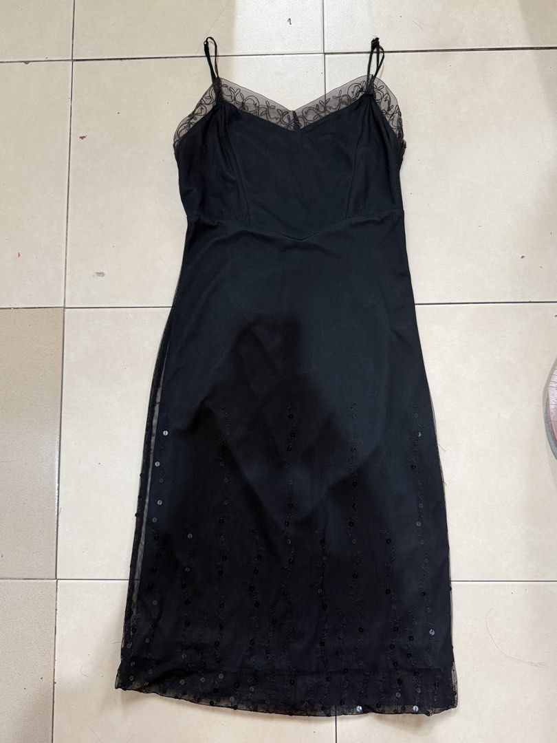 Betsey Johnson Black Slip sequence Dress (Category: Dresses) located in Makati City. Submitted by biotch (Listing ID 1426872939, Image 1). Description: vintage betsey johnson evening dress the only flaw is the loose strap best fits small to medium same day delivery makati area asymmetrical Cotton on Nike new balance asics adidas Lululemon bershka skims sports leggings sportsbra H&M bershka corporate skirt skort zara pomelo thrift baggy jeans wide