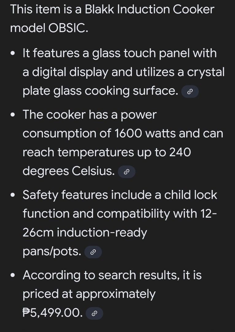 Blakk Induction Cooker OBSIC (Category: Cookers) located in Santa Rosa. Submitted by linodajab (Listing ID 1426017957, Image 2). Description: Brand New Blakk Induction Cooker RFS: not needed Loc: Santa Rosa Laguna.