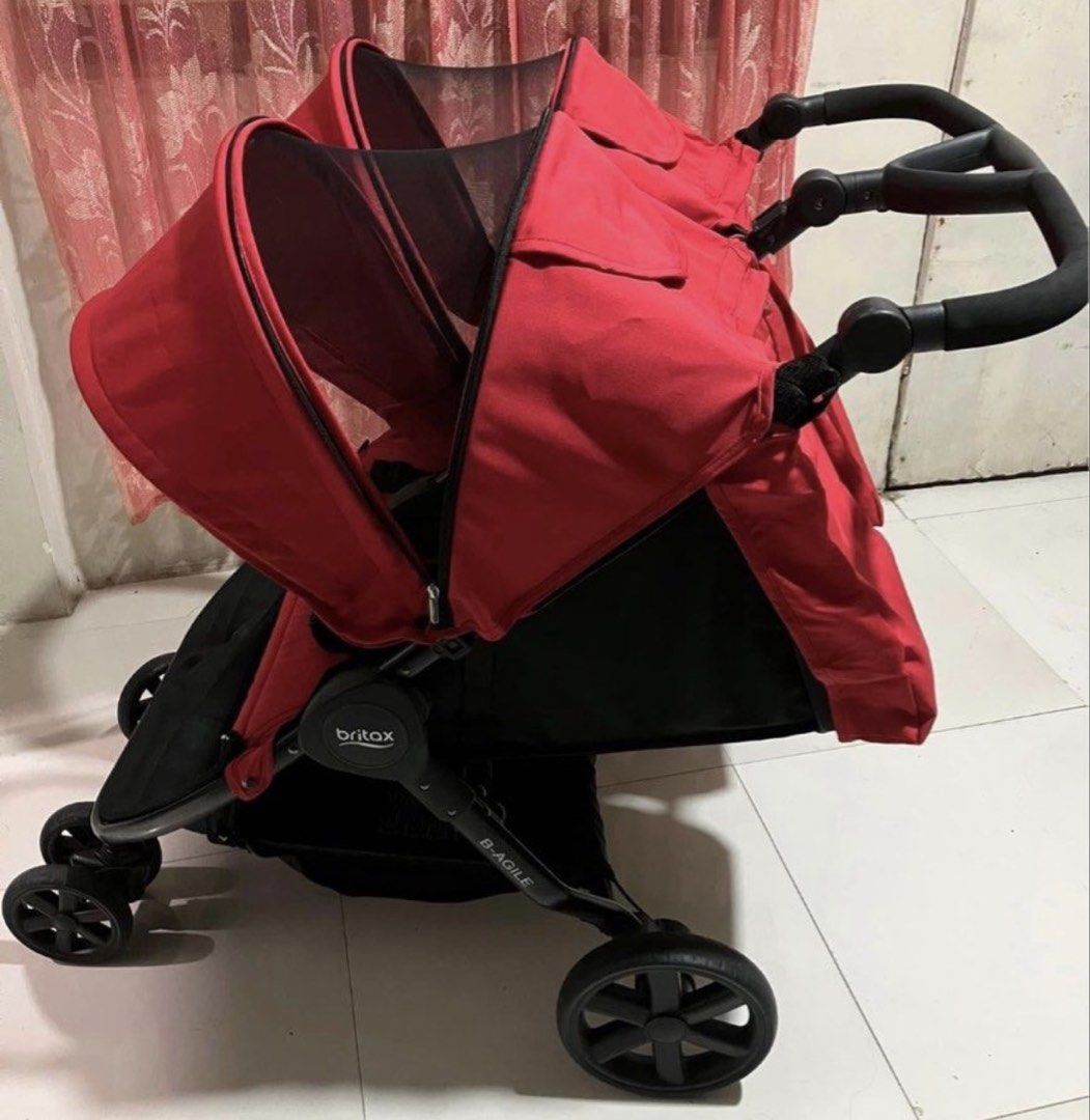 Britax B-Agile Double Stroller (Category: Strollers) located in Manila. Submitted by rpeva19 (Listing ID 1426827230, Image 3). Description: In good condition Haven't used much RFS: outgrown .