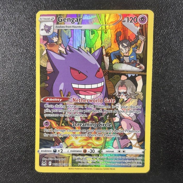 [CHEAPEST] Gengar Lost Origin TG06 FA Pokemon Fusion Strike Ascended ...