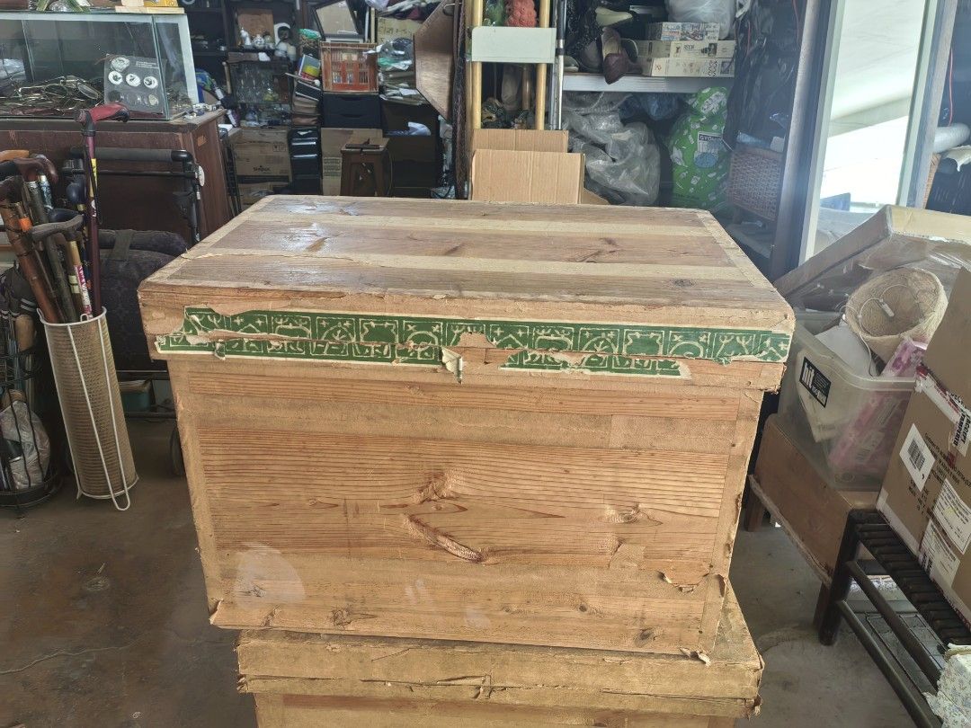 Chest Storage Box - Big Size - Japan Surplus (Category: Storage Boxes & Baskets) located in Cebu City. Submitted by dudes_villanueva (Listing ID 1426859664, Image 1). Description: Chest Storage Box - Big Size Wood and Metal Sheet Interior. 📌Sold as is. See all pics for condition. 📌Can be DIY covered with designed paper for an aesthetic look. Measurement: L26.5xW17xH18.75 in Japan Surplus .
