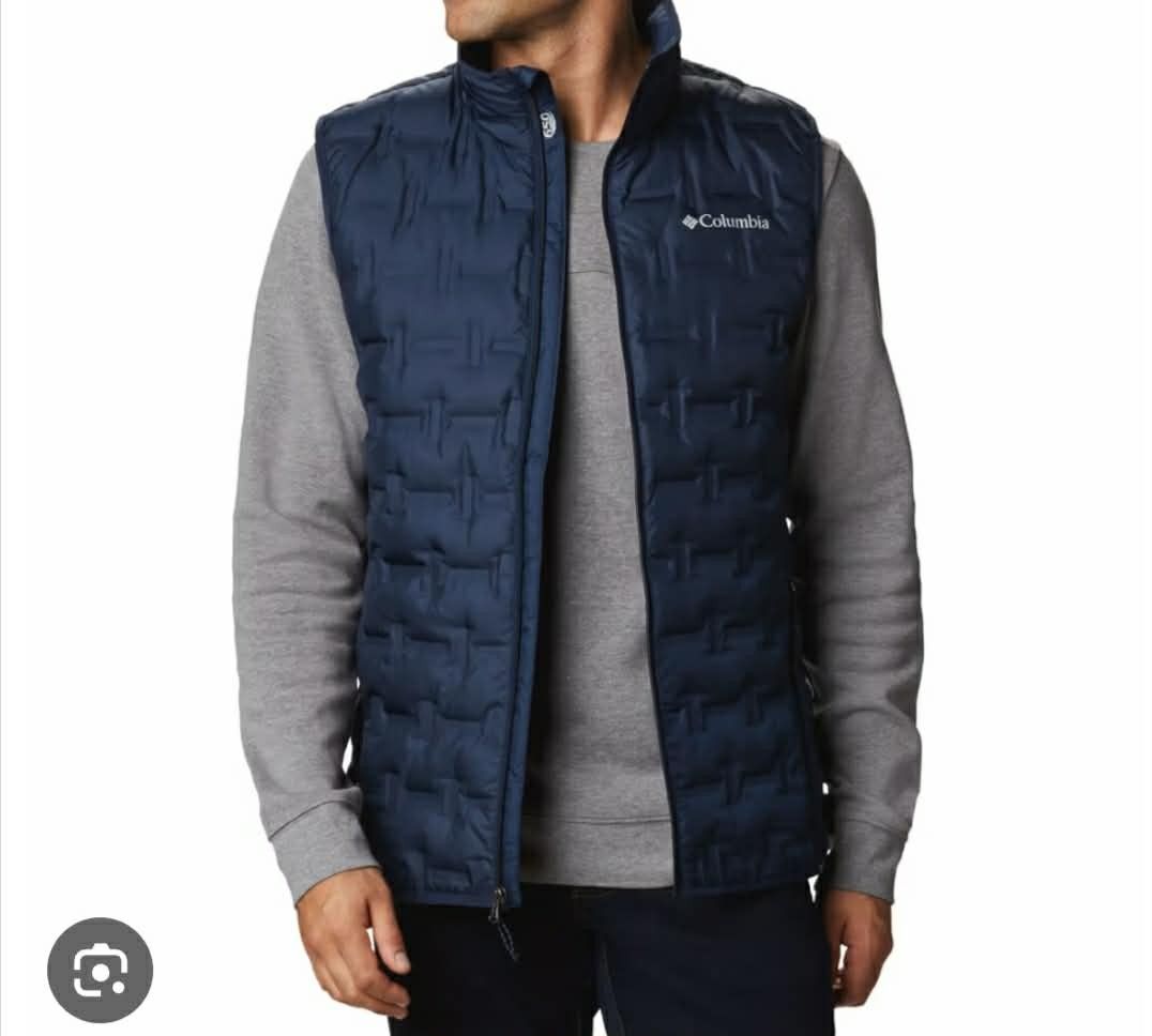Columbia Men's Puffer Vest (Category: Activewear) located in Manila. Submitted by brightcloud_25 (Listing ID 1426904124, Image 2). Description: columbia delta ridge II vest(Omni heat) size medium 21 x 27 good as new 650 + sf Columbia Men’s Delta Ridge II Down Vest, a lightweight layer designed for versatile warmth in cold weather. Key Features Insulation: Features 650 fill power down that is RDS (Responsible Down Standard) certified. Thermal Tech
