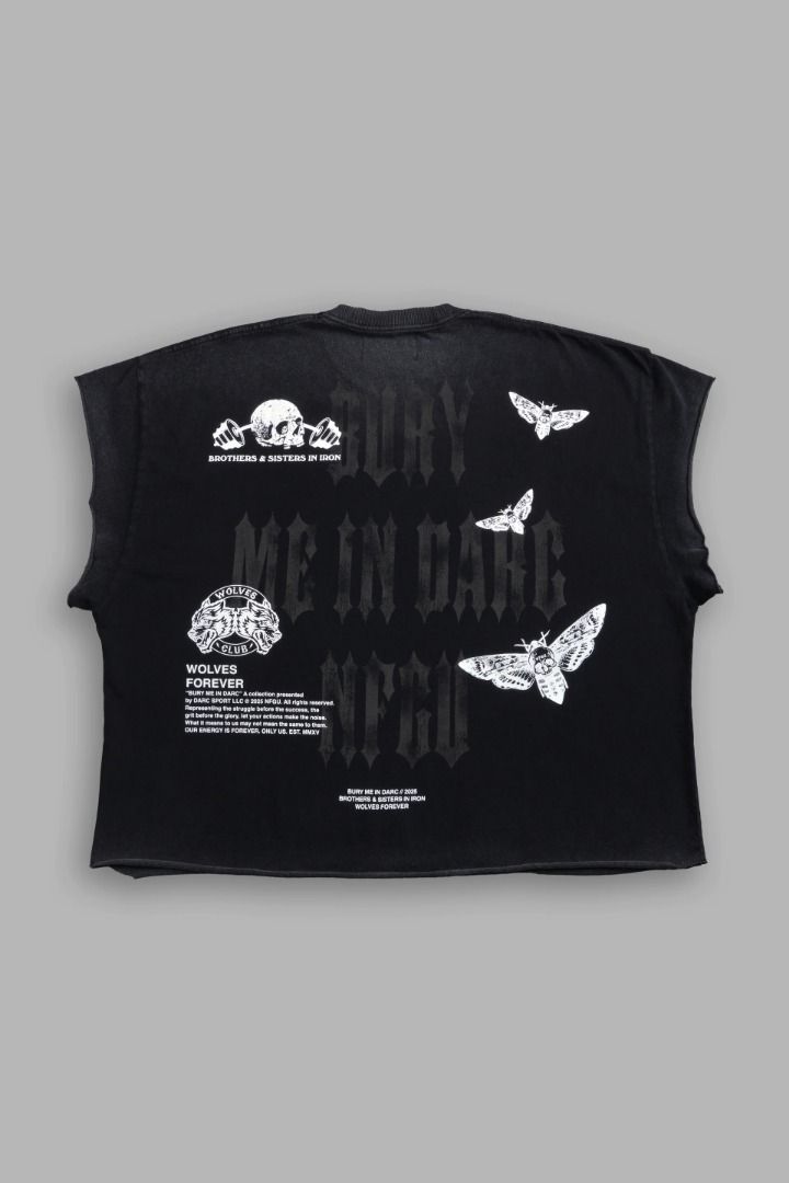 Darc Sport Bury me in Darc Forever (Category: Activewear) located in Quezon City. Submitted by zeusdathletics (Listing ID 1426810057, Image 1). Description: Bury Me in Darc Forever Grunge Cut-Off Tee in Black - L True to Size 100% Cotton | Heavyweight Jersey Cold Wash | Hang Dry recommended Raw Edge Sleeve & Hem Screen Print .
