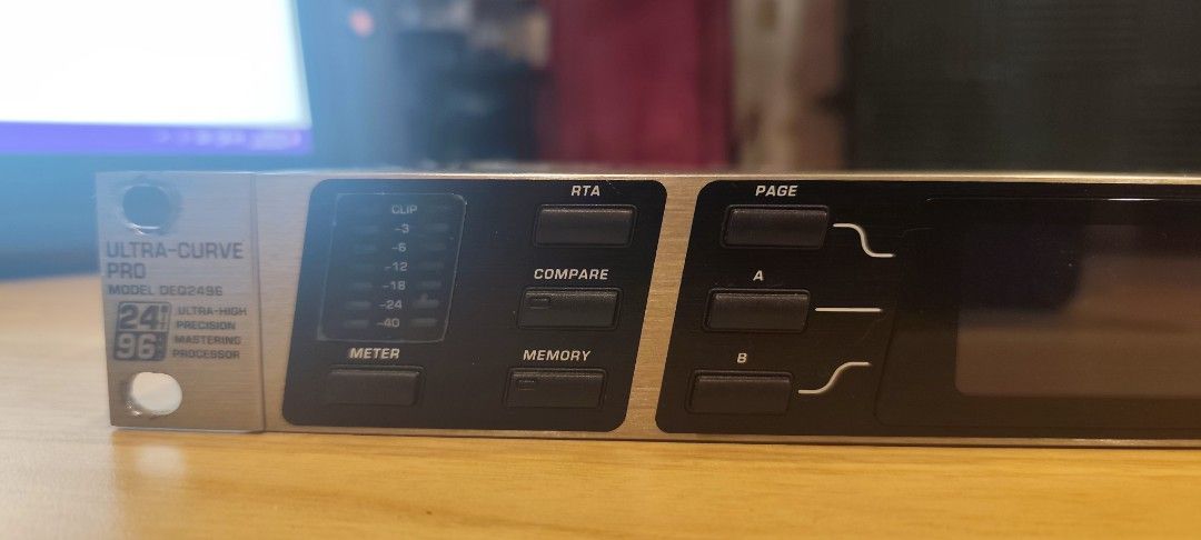 Behringer Ultra Curve Pro DEq2496 (Category: Other Audio Equipment) located in Las Pinas. Submitted by hpgd16 (Listing ID 1426862093, Image 3). Description: Rfs: Upgrade No issue the DEQ2496 is a precise high-resolution 24-Bit/96 kHz EQ/RTA mastering processor and thus the perfect tool for PA and mastering applications. It offers 4 concurrently selectable EQ modules (31-band graphic EQ, 10-band parametric EQ, Feedback Destroyer plus 3 Dynamic EQs