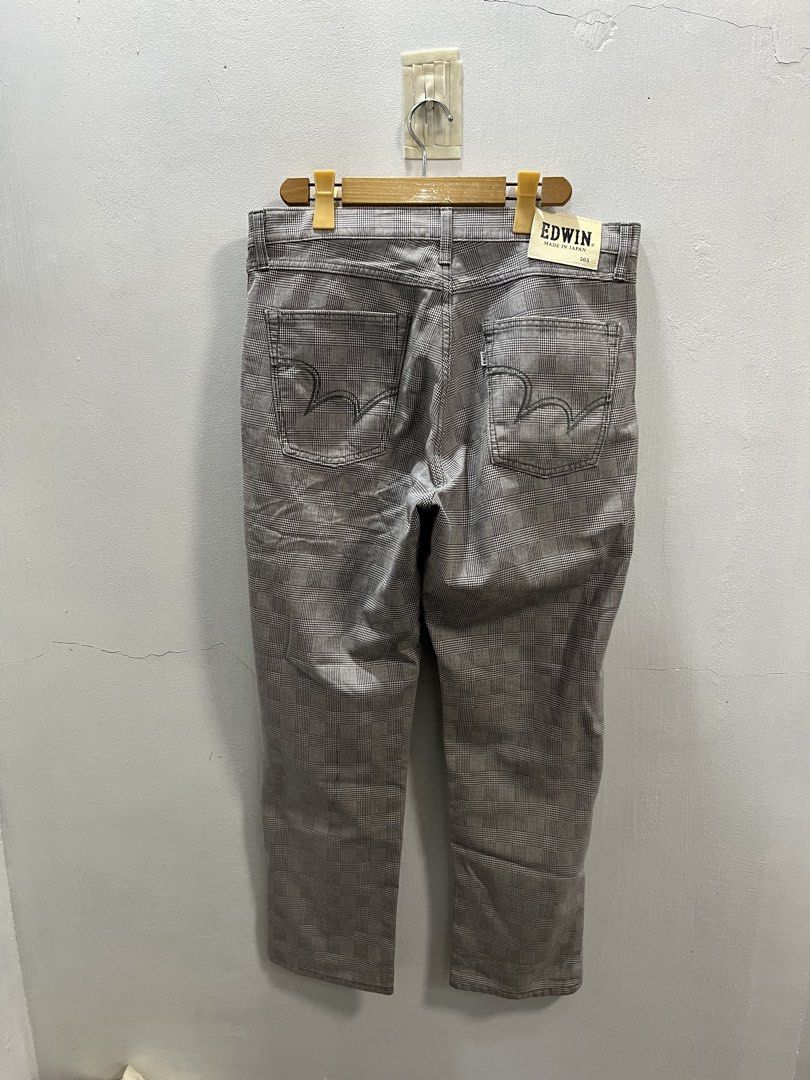 Edwin 503 Checkered Pants - Size 33 (Category: Jeans) located in Dagupan City. Submitted by nigsstuff.com (Listing ID 1426946763, Image 1). Description: Measurements ⬇️ Size 35-36 Length: 39.5 Leg Open: 12 Hem: 7.5 No issue Very good condition .
