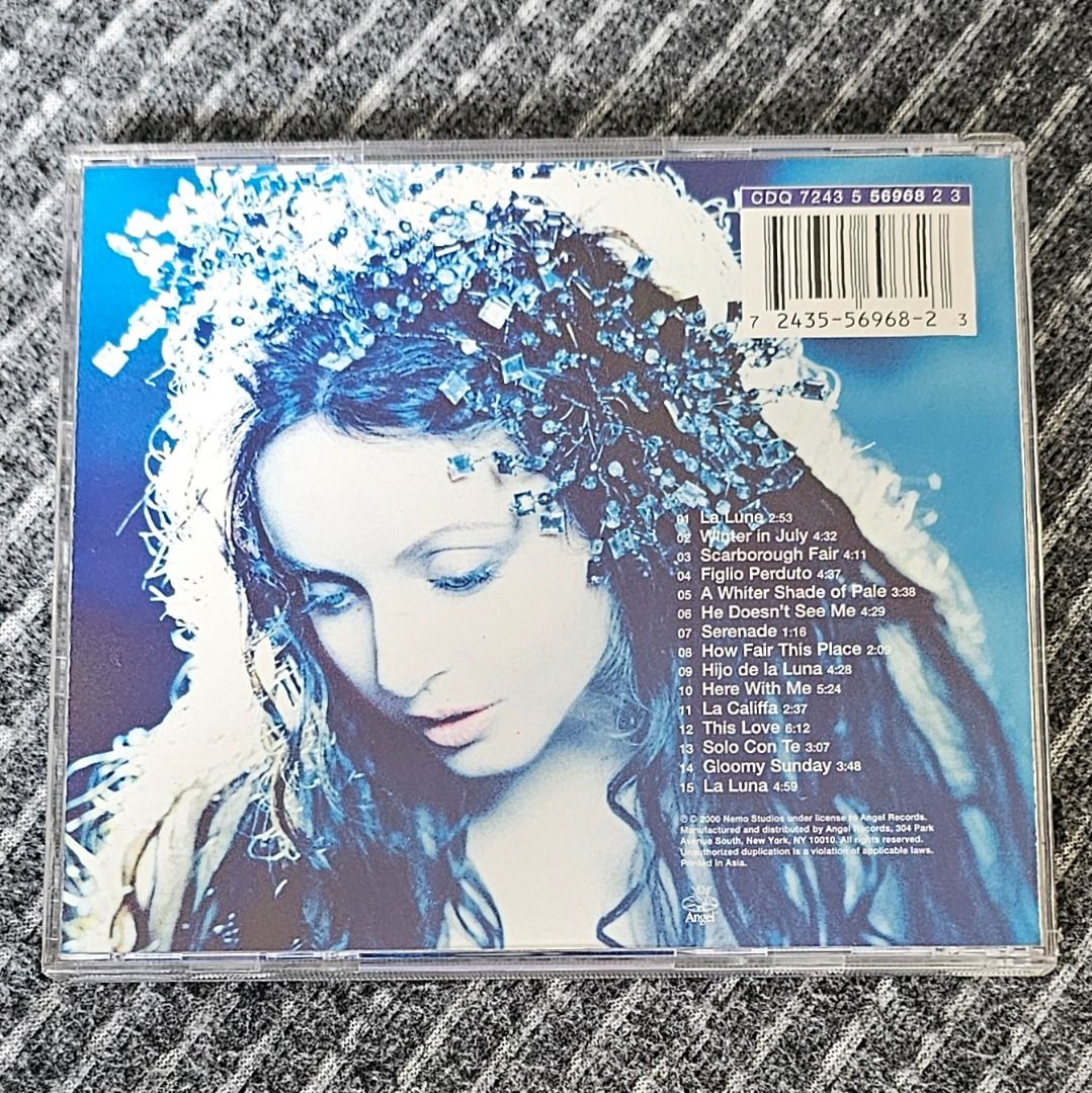 FREE🌟[CD Album] Sarah Brightman – La Luna (Category: CDs & DVDs) located in Singapore. Submitted by strangecell (Listing ID 1426918356, Image 3). Description: Thank you for your interest. Get it free with any one item purchase! Please make an offer on the item you would like to buy FIRST 😊🙏 Many more Various Genres: https://www.carousell.sg/p/1253907759 Electronic Dance, EDM, DJ Mix: https://carousell.com/p/1035784902 Easy Listening, Funk Soul