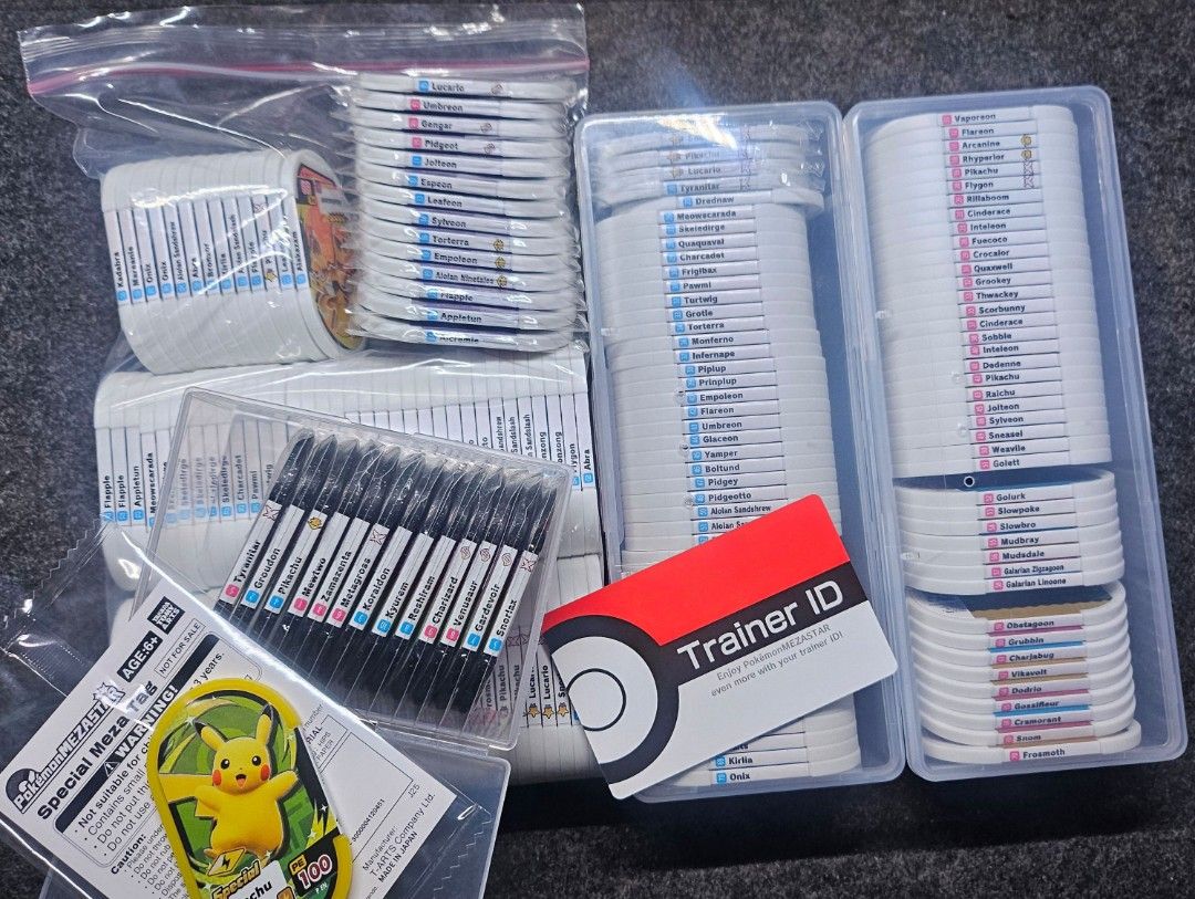 FS / FT V1 + V2 Mezastar Tags (Almost Complete) (Category: Nintendo) located in Manila. Submitted by matt.matt1 (Listing ID 1426906117, Image 1). Description: All in Mint Condition Sealed Pikachu Promo and Unused Trainer Card For Sale 2,000php, Take All Feel free to drop offers. Meet Up at SM Fairview, SM North Edsa Delivery thru Lalamove/Grab.