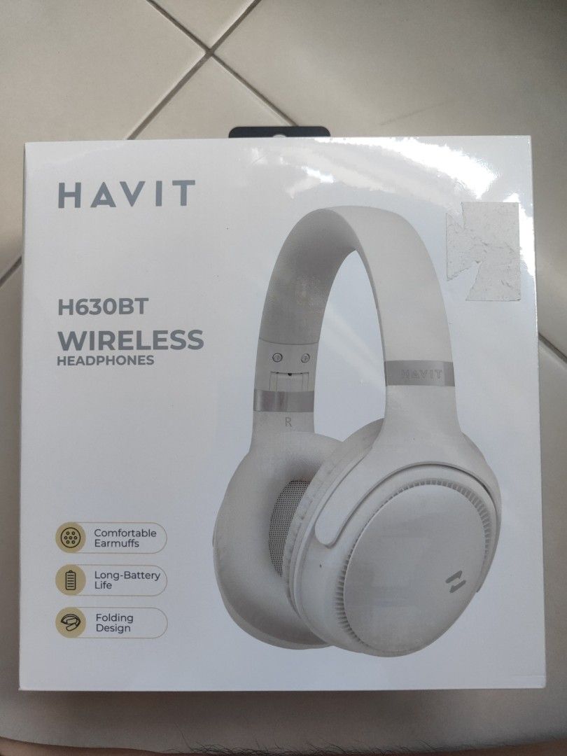Havit H630BT Wireless Headphones - White