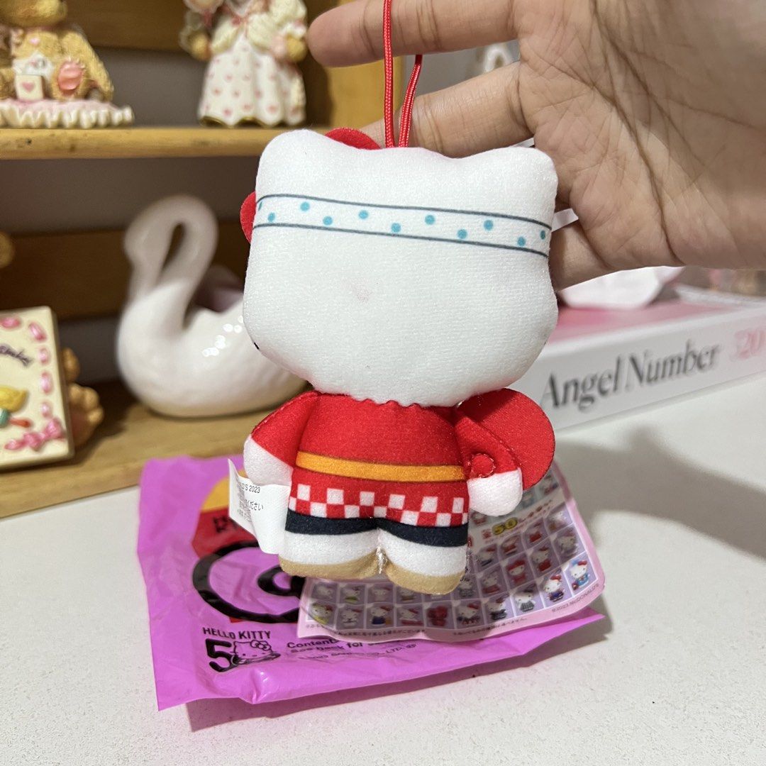 Hello Kitty 50th Anniversary Mcdo Charm Plush (Category: Character Goods) located in Manila. Submitted by ashyyel_ (Listing ID 1426947119, Image 2). Description: - inopen lang for pic.