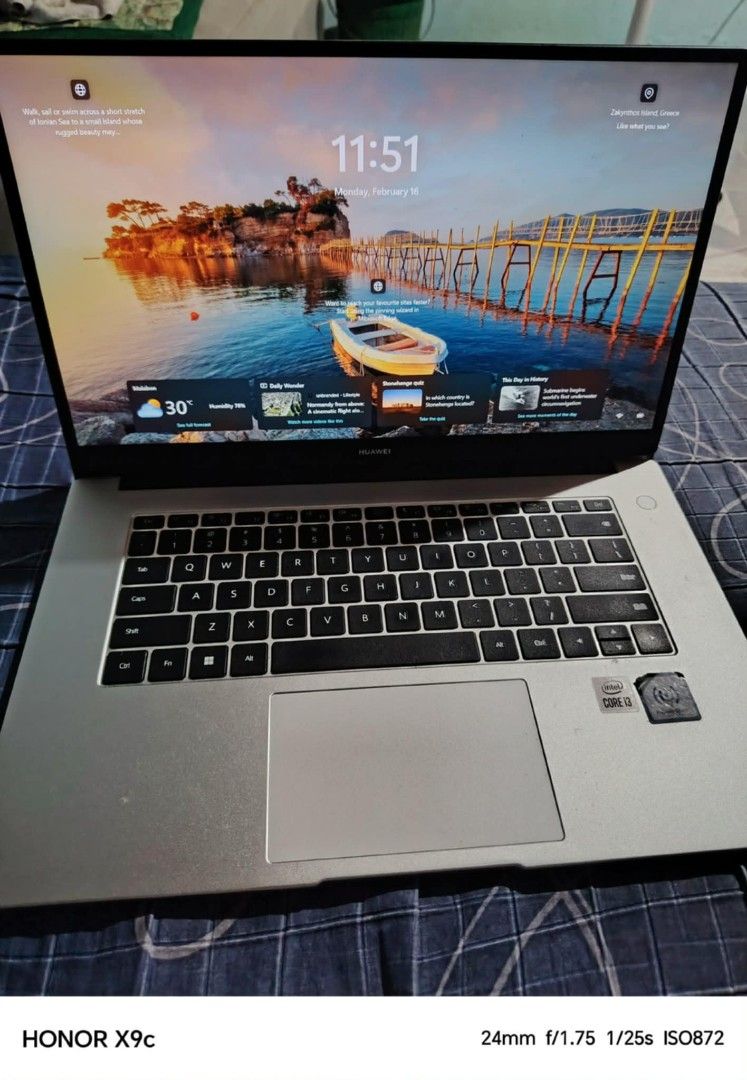 Huawei Matebook D14 Laptop 12th gen (Category: Laptops & Notebooks) located in Manila. Submitted by dryt1 (Listing ID 1426845443, Image 1). Description: Huawei d15 30k price April 2023 binili no repair history good battery check nasa pic specs with minimal issue pero di apektado sa performance..