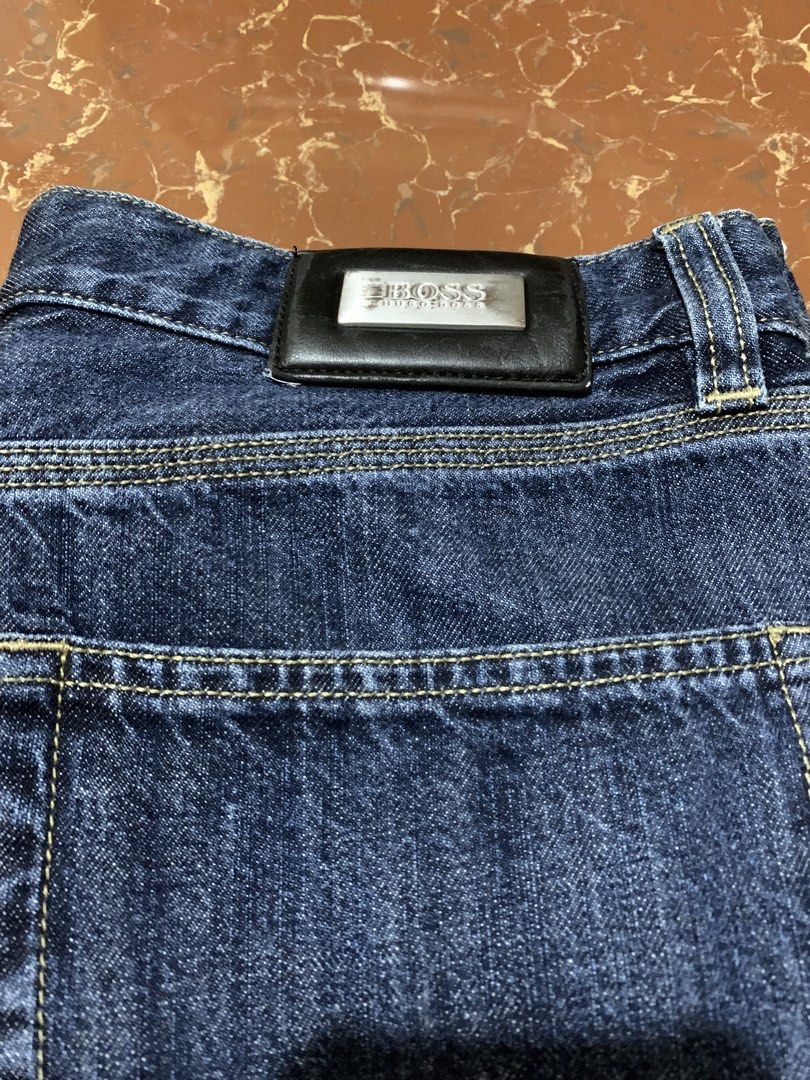 Hugo Boss Dark Wash Jeans (Category: Jeans) located in Baler. Submitted by again-findzee_05081996. (Listing ID 1426900973, Image 3). Description: W 31 / L 44 Color 9.8 Good condition and ready to wear Wash already.