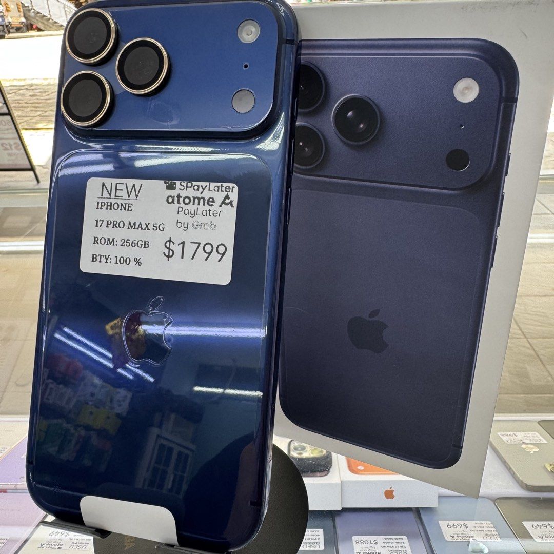 iPhone 17 Pro Max 256GB Deep Blue, Mobile Phones & Gadgets, Mobile ...