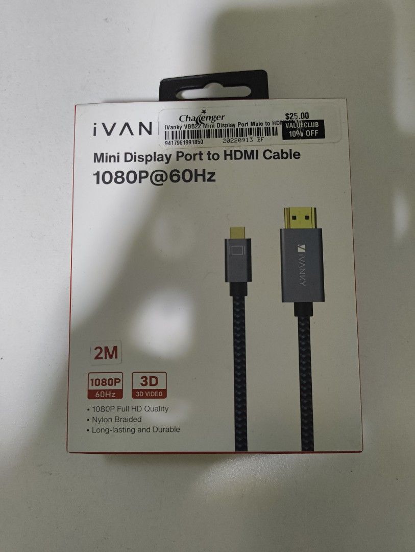 iVAN Mini Display Port to HDMI Cable