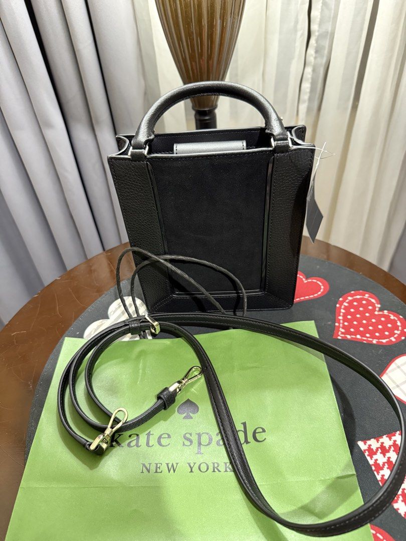 Kate Spade New York Mini Shoulder bag (Category: Luxury Bags & Wallets) located in Marikina City. Submitted by stuffs23 (Listing ID 1426897585, Image 2). Description: Cutee design, leather and velvet material in the middle. .