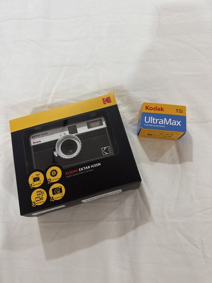 KODAK EKTAR H35N Half Frame Film Camera (Category: Cameras) located in San Juan City. Submitted by shoprinat (Listing ID 1426828863, Image 1). Description: - brand new unopened - 1k for film.