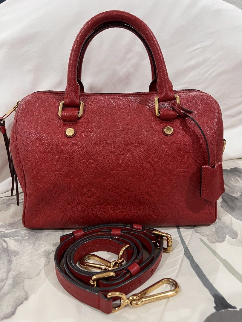 Louis Vuitton SPEEDY 25 (Category: Luxury Bags & Wallets) located in Alaminos. Submitted by ken.chan1 (Listing ID 1426798082, Image 1). Description: Lv speedy 25 Bando Empreinten Leather .
