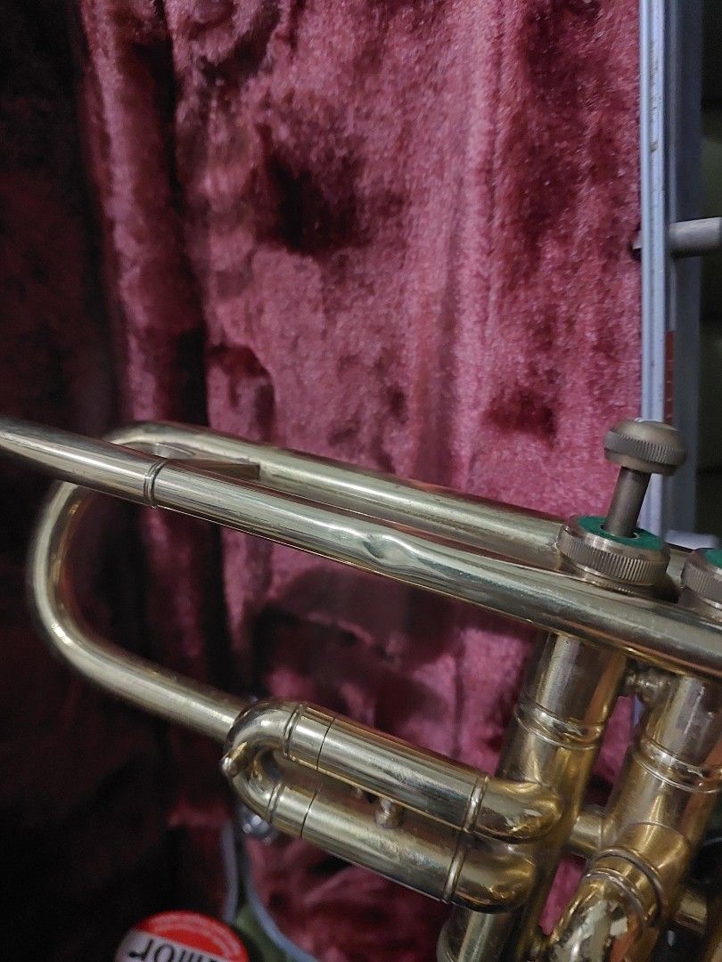 LYRICAL Trumpet with Case (Category: Musical Instruments) located in Quezon City. Submitted by jpnvintageonline (Listing ID 1426801467, Image 2). Description: LYRICAL Tokan Japan Bb Copper Brass Trumpet In Good as is condition with minor dent 6950php .