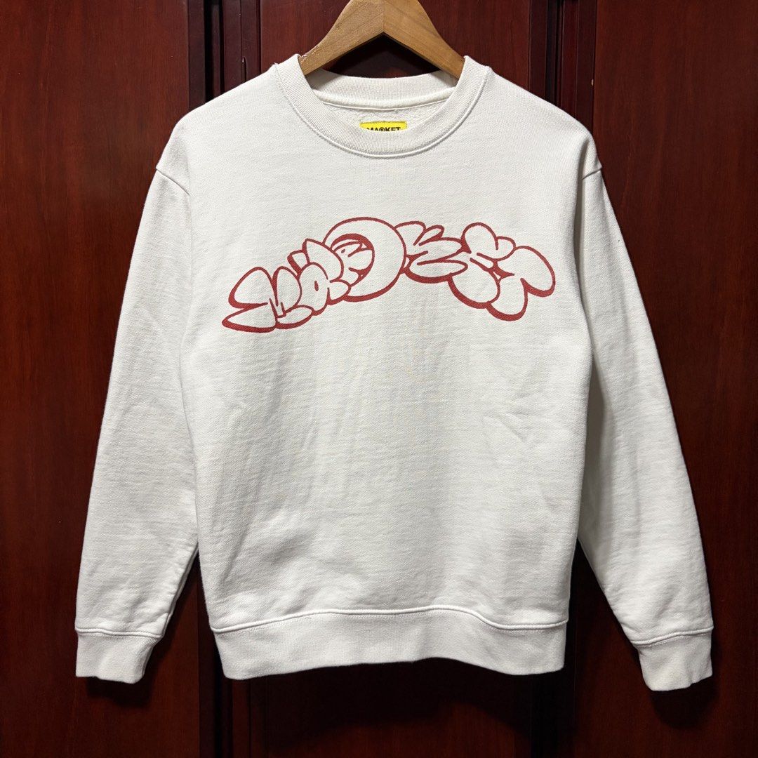 Market Crewneck Sweater (Category: Tshirts & Polo Shirts ) located in Bulacan. Submitted by frugal.search (Listing ID 1426939541, Image 1). Description: Market Crewneck Sweater Size Small on tag Excellent condition No issue 500 pesos + shipping fee Loc: Malolos, Bulacan MOP: Gcash MOD: Jnt & Lalamove.