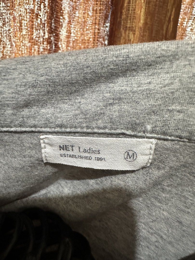 NET Ladies Gray Dress - Size M (Category: Dresses) located in Manila. Submitted by declutterbyja (Listing ID 1426855241, Image 2). Description: - Stretchable fabric - Bought at NET Taipei - RFS: Declutter .
