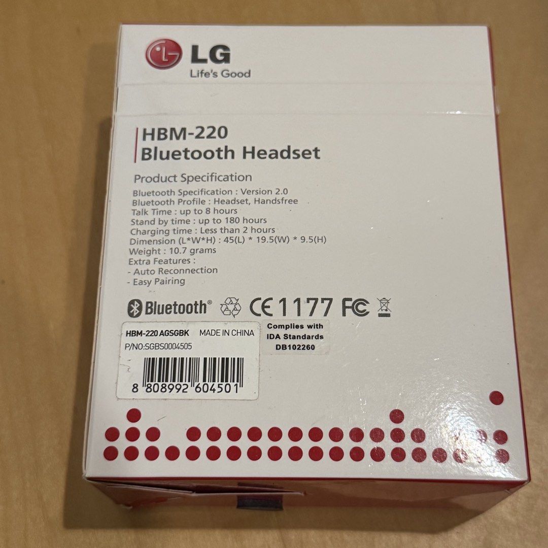 [NEW] LG Bluetooth Headset402289773028976641