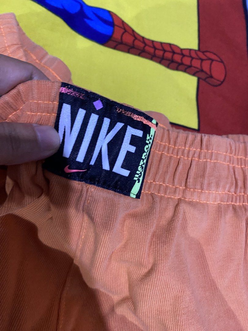 Nike Shorts - Orange and Black (Category: Shorts) located in Manila. Submitted by jaelayacan21 (Listing ID 1426830062, Image 2). Description: Orange size xs can fit until medium Black size medium 350 bundle.