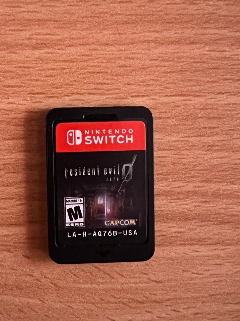 NSW Resident Evil 0 - Nintendo Switch (Category: Nintendo) located in Davao. Submitted by personakate (Listing ID 1426811725, Image 1). Description: Game cartridge only. No casing..