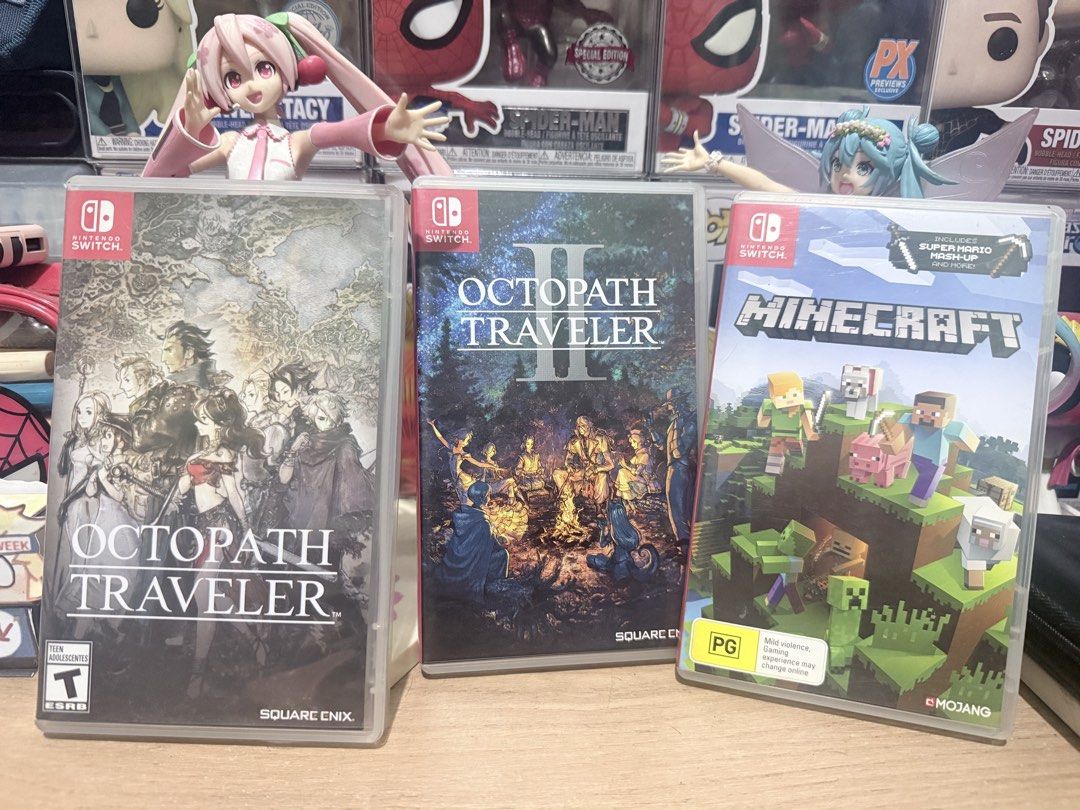 Octopath Traveller 1 & 2 (Category: Nintendo) located in Manila. Submitted by Toyz2_collect (Listing ID 1426918992, Image 3). Description: - Octopath Traveler 1 & 2 for Nintendo Switch - Includes game cartridges and cases - Perfect for RPG fans If take all PHP2,500 If per game: Octopath 1,500 each Roblox 500 PM or txt 09171248787 Thanks.