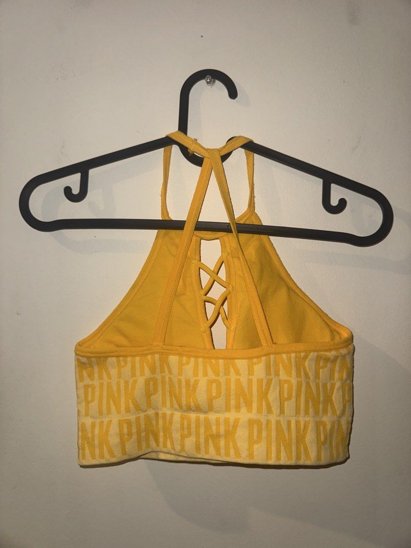 Pink Bralette/Sports Bra (Category: Activewear) located in Paranaque City. Submitted by kdpreloved_ (Listing ID 1426901047, Image 3). Description: Bralette No brand .