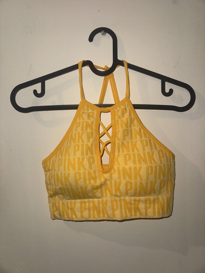 Pink Bralette/Sports Bra (Category: Activewear) located in Paranaque City. Submitted by kdpreloved_ (Listing ID 1426901047, Image 2). Description: Bralette No brand .