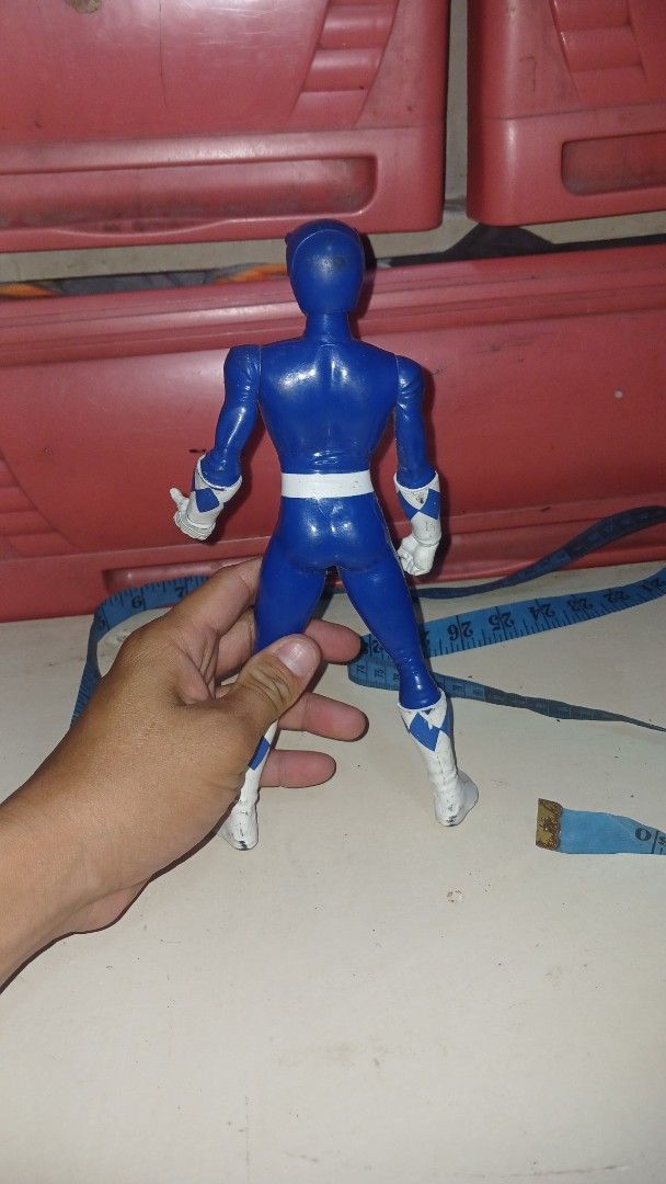 Power Rangers Blue Ranger Action Figure (Category: Action & Battle Toys) located in Manila. Submitted by marcas022798212 (Listing ID 1426836282, Image 2). Description: Power Rangers Blue Ranger action figure is a classic collectible. It features the iconic blue and white suit with the ranger's helmet. It's a great addition for any Power Rangers fan or collector..