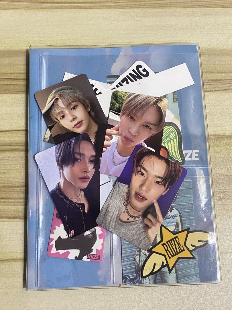 RIIZE RIIZING ALBUM (Category: CDs & DVDs) located in Manila. Submitted by jii_sels (Listing ID 1426872298, Image 2). Description: Album full inclusions Pcs 4/6 (no anton, no sungchan) rfs: decluttering loc: manila .