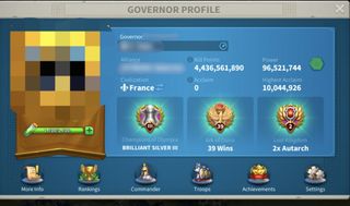 Rise of Kingdoms Account - High Power,, Multiple Commanders, 136M Power ...