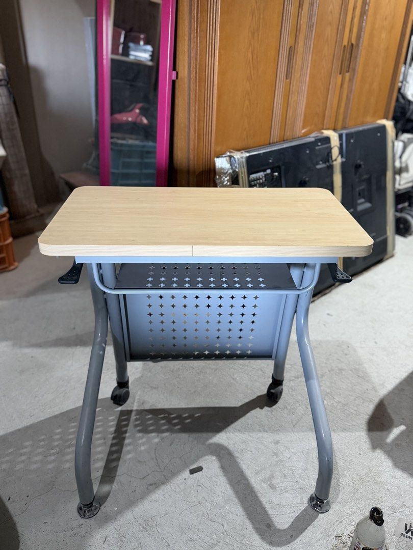 Rolling Study Table (Category: Tables & Sets) located in Bulacan. Submitted by mysticdeer.6d7f47 (Listing ID 1426937026, Image 1). Description: Study Table Folding Rolling Heavy Duty .