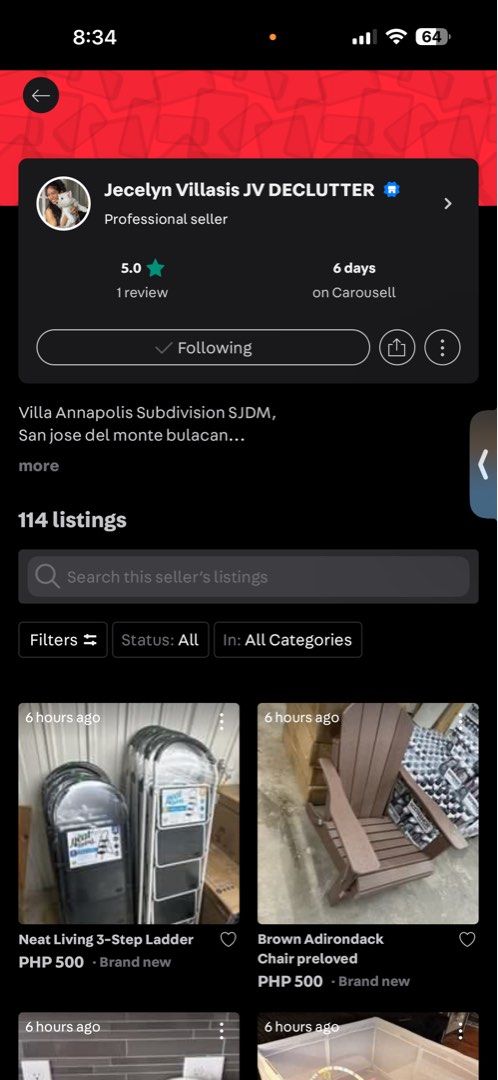 SCAMMER ALERT!!!! (Category: Announcements) located in Valenzuela. Submitted by allaboutthings12 (Listing ID 1426903852, Image 2). Description: Too good to be true prices Rush for payment Then disappear!.