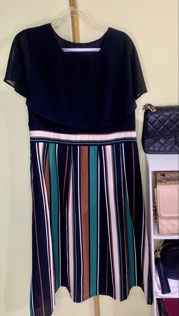 Striped Midi Dress (Category: Dresses) located in Manila. Submitted by amethyste_ph (Listing ID 1426947998, Image 1). Description: .