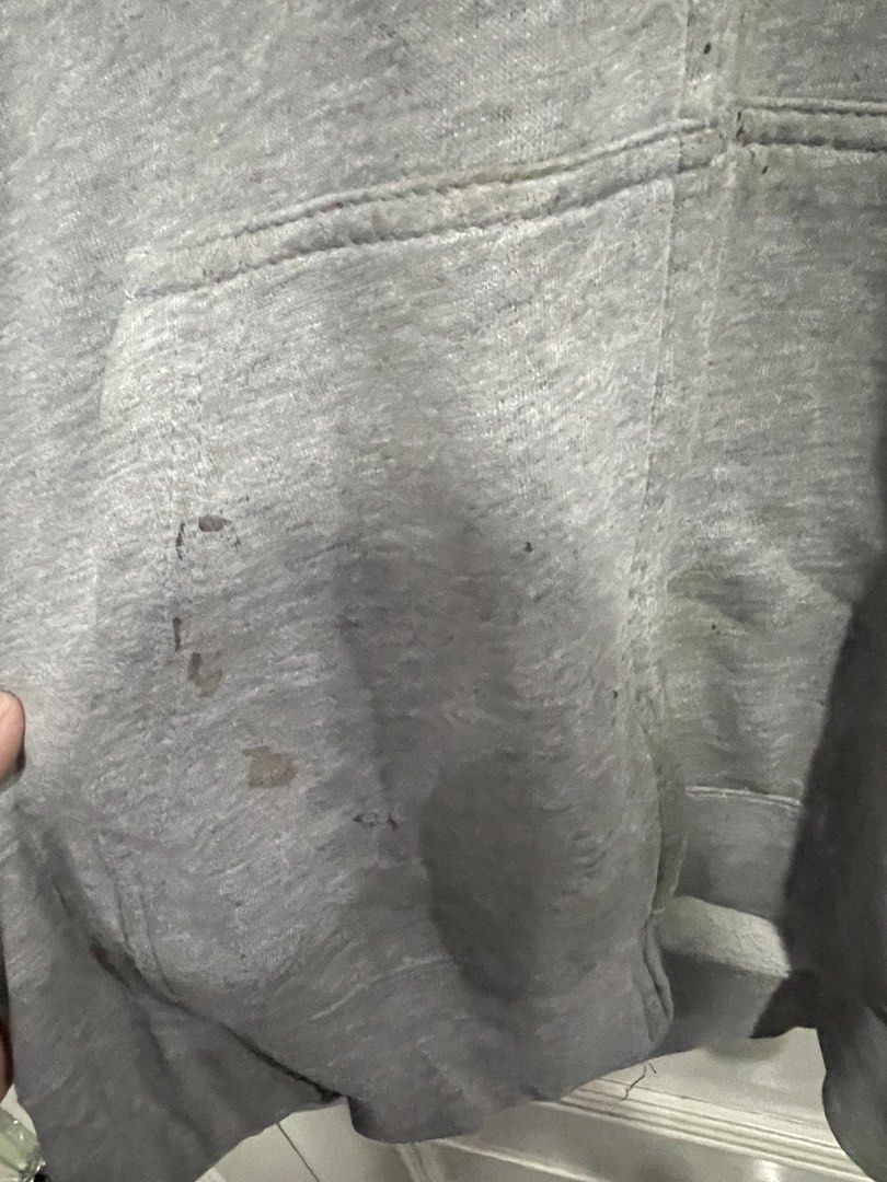 Stussy Zip-Up Hoodie (Category: Hoodies) located in Manila. Submitted by declutterprom (Listing ID 1426881471, Image 2). Description: 22 by 26 Need wash has stains.