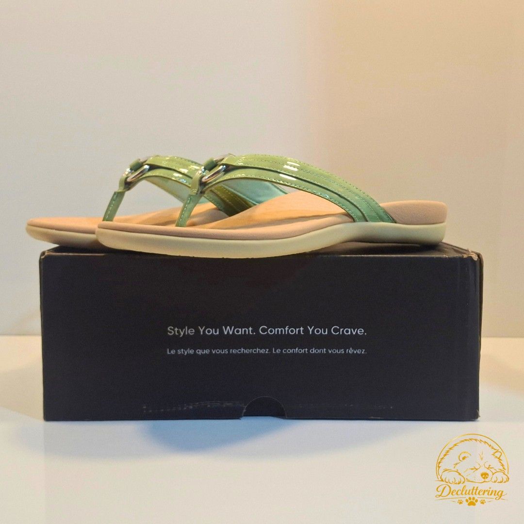 Tide Aloe Toe Post - Agave (Vionic) (Category: Slippers and slides) located in Sorsogon. Submitted by ccc_declutter (Listing ID 1425366609, Image 3). Description: Tide Aloe Toe Post - (Vionic) 🚚 𝑭𝑹𝑬𝑬 𝑺𝑯𝑰𝑷𝑷𝑰𝑵𝑮 if Jnt 💲Originally 5k+ 🛒 selling cuz I don't use 💰 payment first before delivery 💳 BPI or Gcash 🛎 feel free to inquire 📷 𝐀𝐂𝐓𝐔𝐀𝐋 𝐏𝐇𝐎𝐓𝐎𝐒 were used.