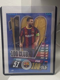 Carte Lionel Messi Topps UCL 15/16 - Black Gold Limited Edition - Ultra Rare