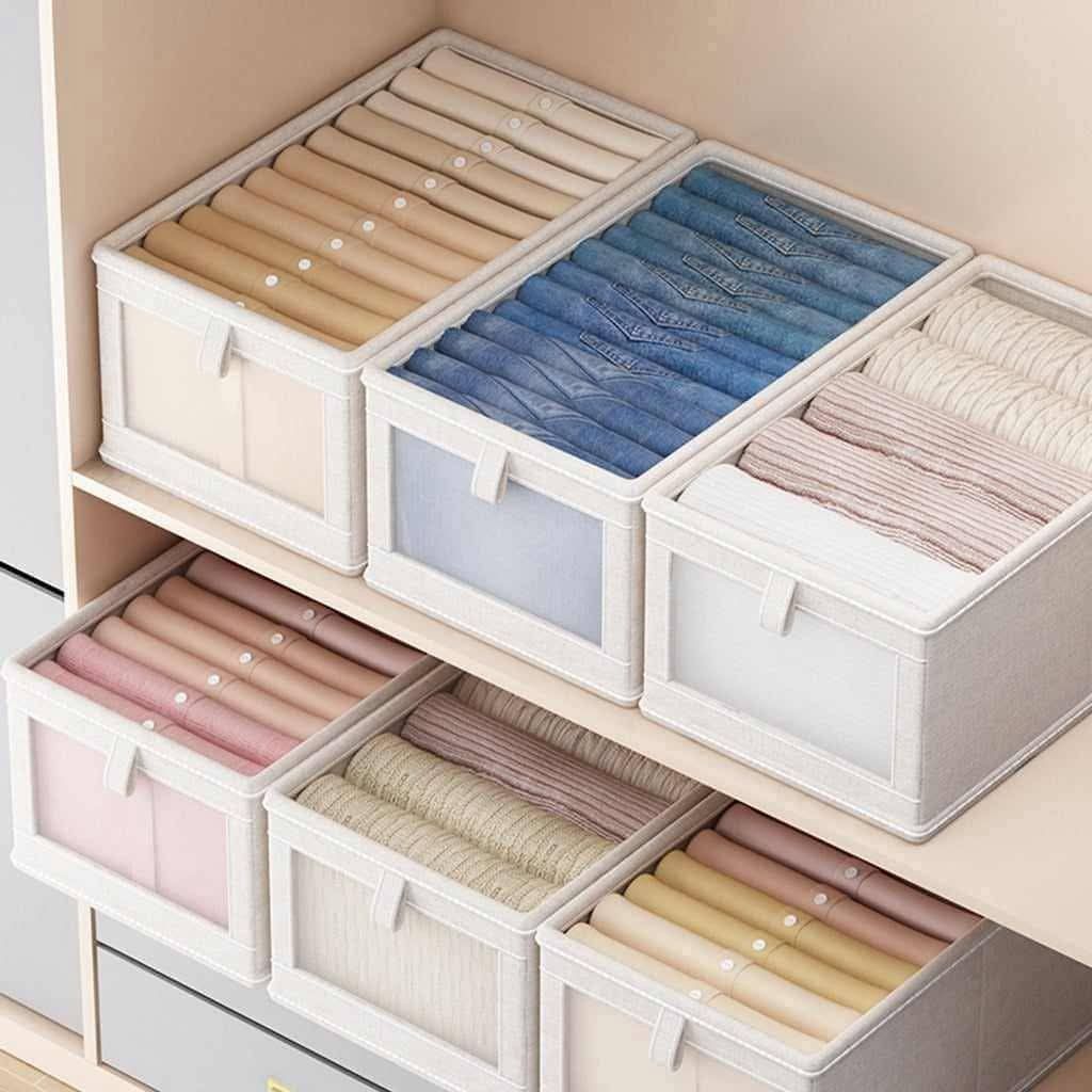 Transparent Clothing Storage Box (Category: Storage Boxes & Baskets) located in Manila. Submitted by asstditems (Listing ID 1426957035, Image 2). Description: Organize your clothes with this transparent storage box. It features a clear window for easy visibility and a thickened PP inner support for durability. The box is designed to be strong and not easily deformed. Dimensions are approximately 15.75in/40cm x 10.63in/27cm x 6.69in/17cm. Perfect 