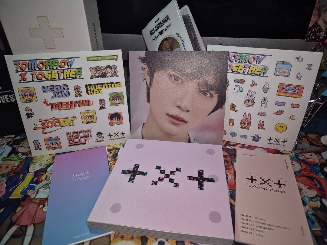 TXT Album Collection (Category: CDs & DVDs) located in Muntinlupa City. Submitted by el_dritchknight (Listing ID 1426886288, Image 2). Description: 🎵 TXT ALBUMS QUITTING SALE 🎵 💔 Letting go of my TXT album collection! All unsealed with COMPLETE inclusions ✨ 📀 AVAILABLE: The Chaos Chapter: FREEZE • World Version - ₱300 • You Version - ₱300 Minisode 1: Blue Hour • AR Version - ₱300 • R Version - ₱300 Minisode 2: Thursday's Child • Tear Version 