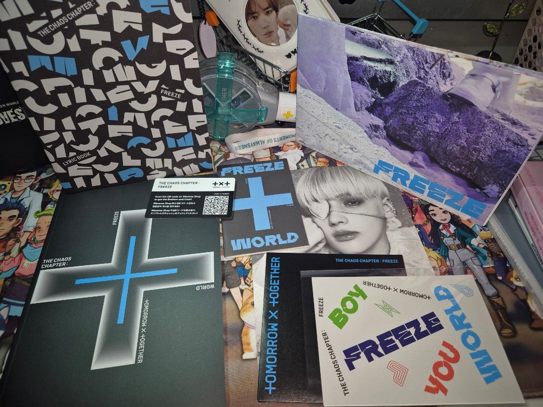 TXT Album Collection (Category: CDs & DVDs) located in Muntinlupa City. Submitted by el_dritchknight (Listing ID 1426886288, Image 3). Description: 🎵 TXT ALBUMS QUITTING SALE 🎵 💔 Letting go of my TXT album collection! All unsealed with COMPLETE inclusions ✨ 📀 AVAILABLE: The Chaos Chapter: FREEZE • World Version - ₱300 • You Version - ₱300 Minisode 1: Blue Hour • AR Version - ₱300 • R Version - ₱300 Minisode 2: Thursday's Child • Tear Version 
